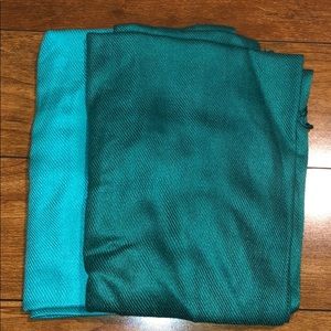 2 Green Pashminas